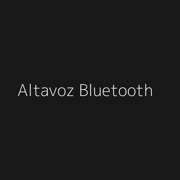 Altavoz Bluetooth